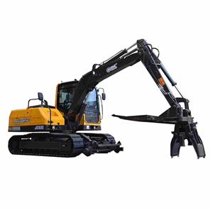 Crawler Excavator With Sleeper Changer