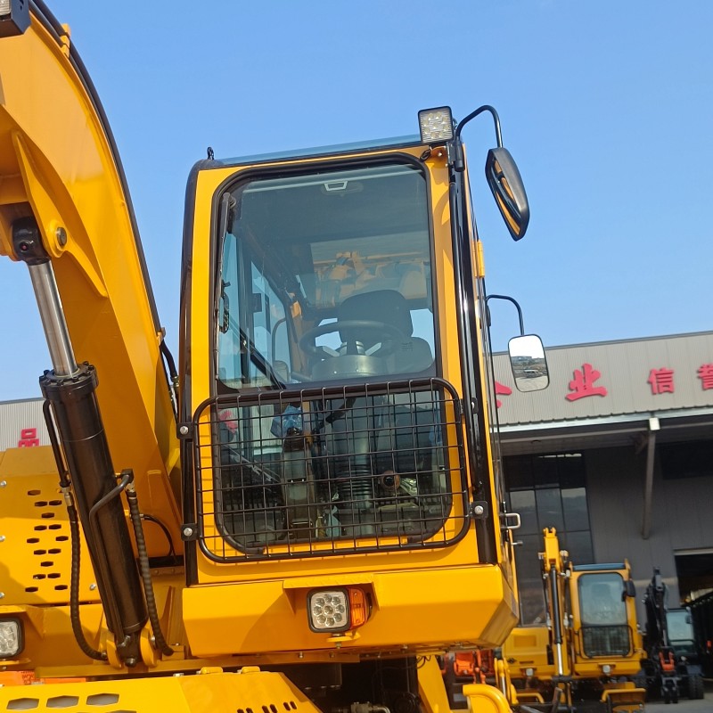 7-15 tons wheel excavator grapple loader