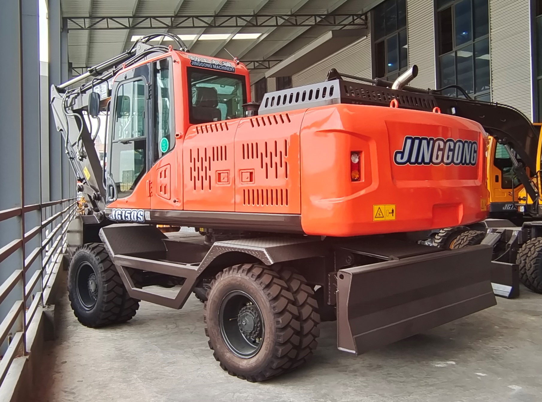 JG Earthmoving Construction Machinery Wheeled Excavator Sale