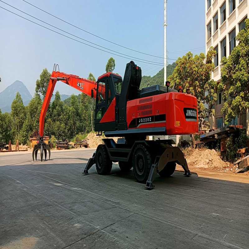 Mobile Waste Disposer Claw Excavator