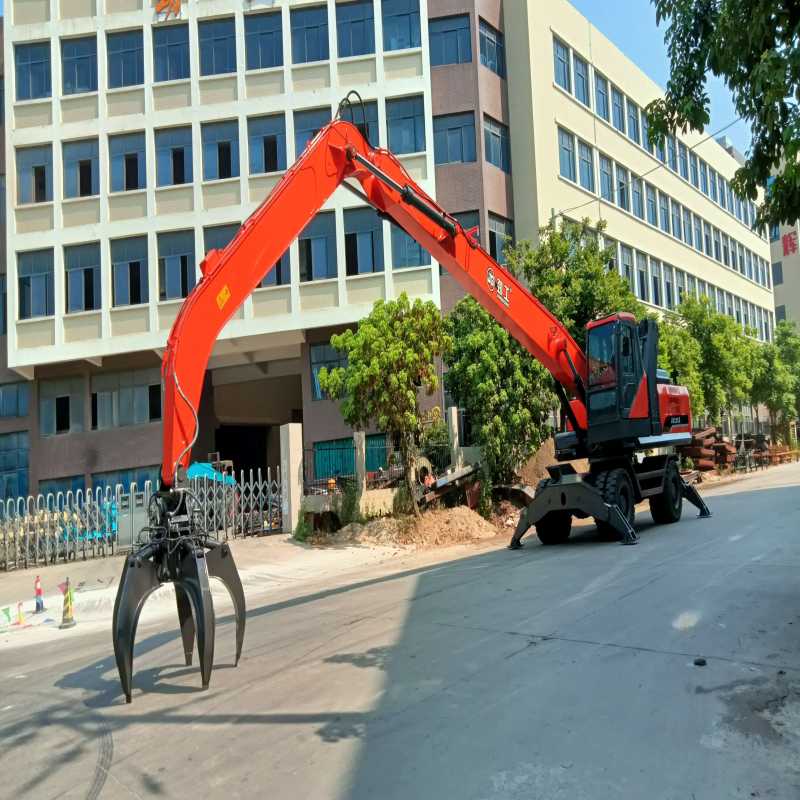 Mobile Waste Disposer Claw Excavator