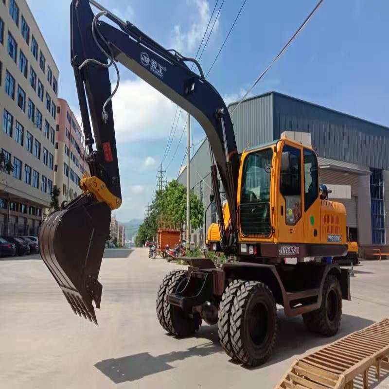 10Ton Hydraulic Wheel Excavator Bucket Digger Construction Equipment