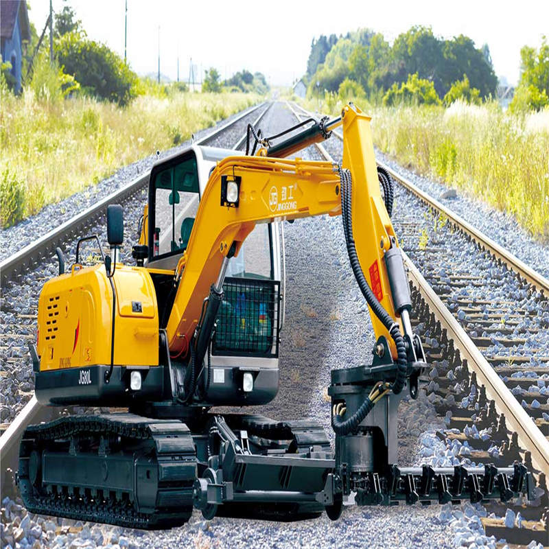 Railway Track Batchers Train Rail Machine Ballast Digger