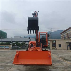 JG New Backhoe Ekskavator 100CW Backhoe Loader Teknik & Mesin