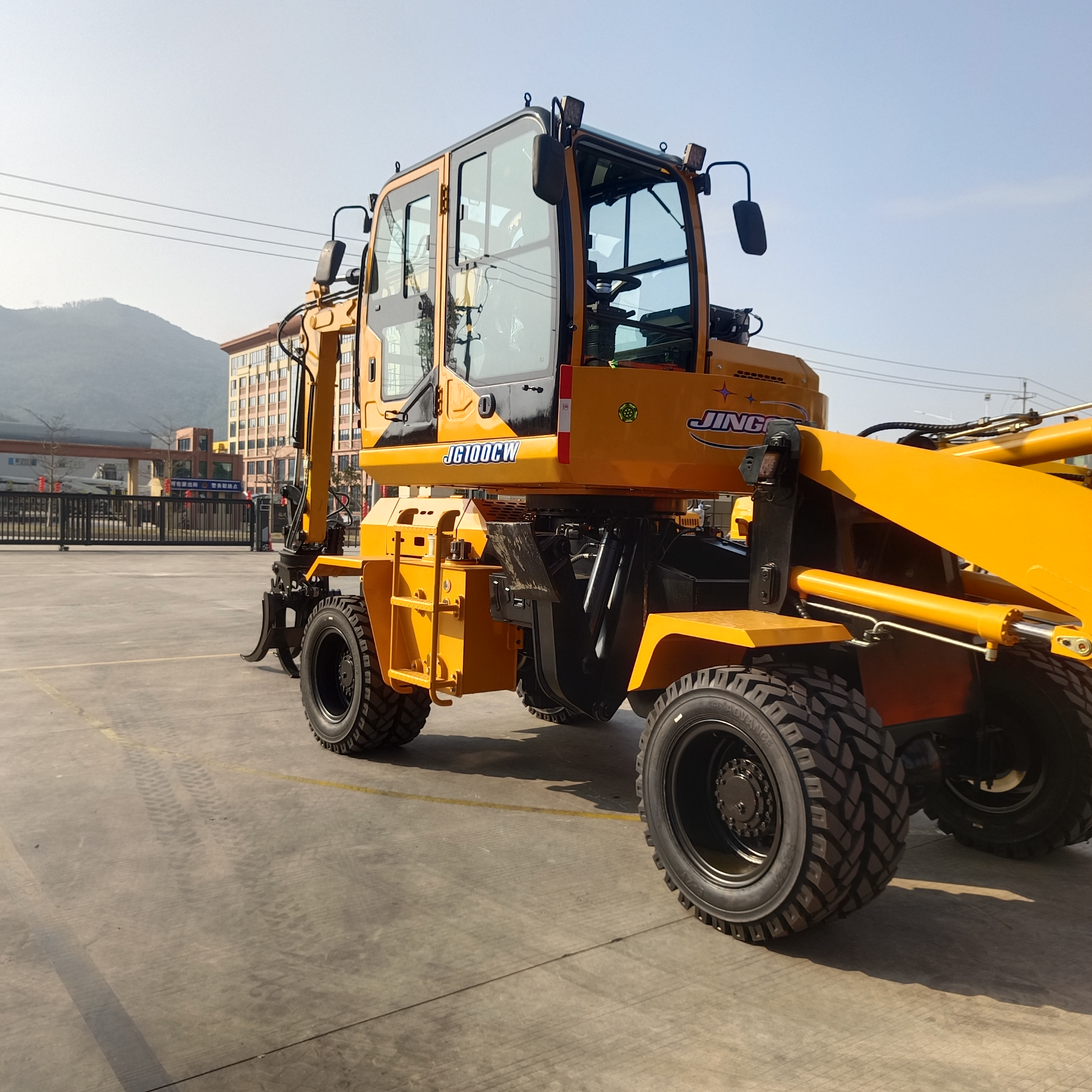 Optimized Design JING GONG Backhoe Loader Bucket Excavator For Sale