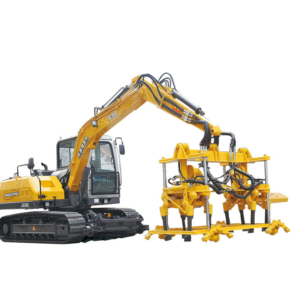 Railway Excavator Railway Tamping Stabilizer Ballast Tamping Maintenance