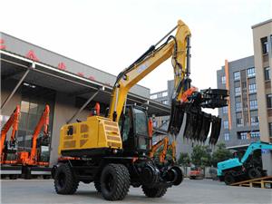 JG180S ISO-Certified Wheeled Excavator Railway Sleeper Installation Machine with Multi-Functional Attachments