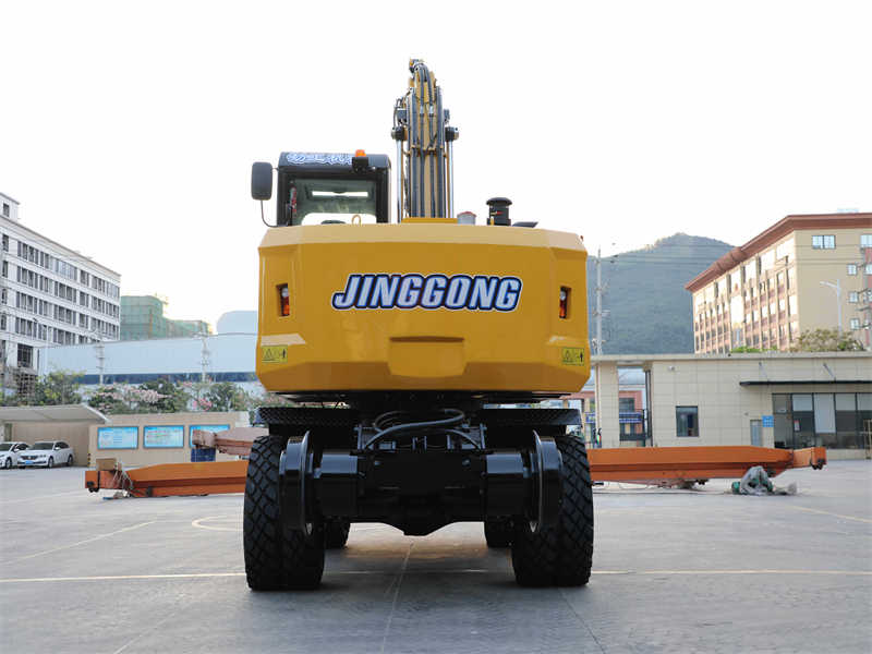 JG180S ISO-Certified Wheeled Excavator Railway Sleeper Installation Machine with Multi-Functional Attachments