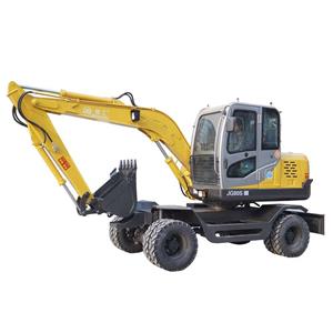 JG80S Mesin Lansekap Pertanian Mini Excavator 8 Ton Efisiensi Tinggi Penggali Beroda