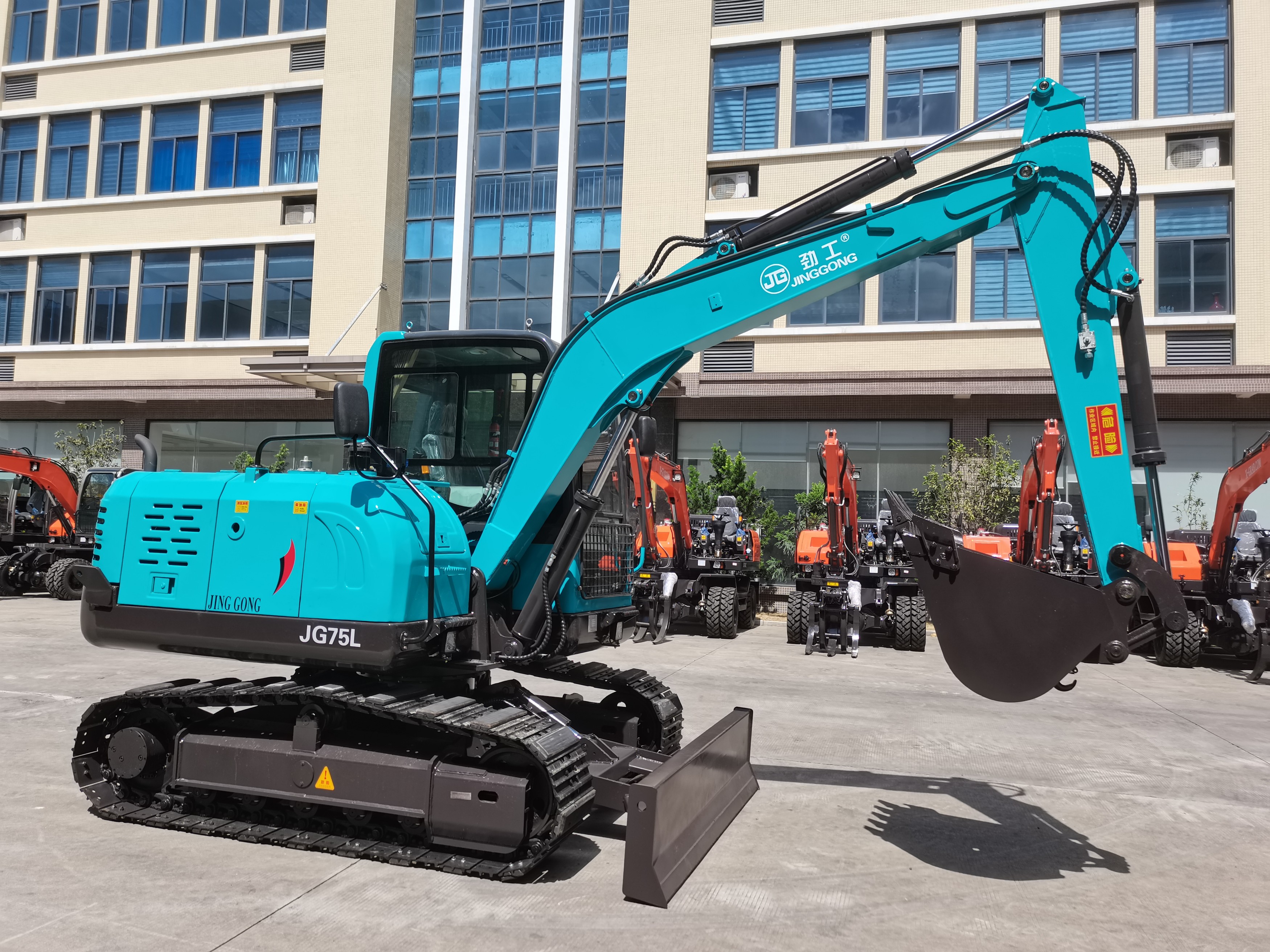 JG75L Low Emission Crawler Excavator for Sale CE Certified Hydraulic System