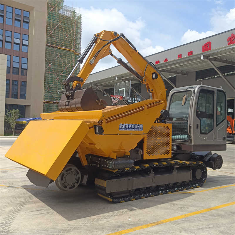 ถังคัดแยกหินโรยทางรถไฟสำหรับงานหนัก JG100SF - ระบบทำความสะอาดและคัดแยกรางซ่อมบำรุงทางรถไฟ
