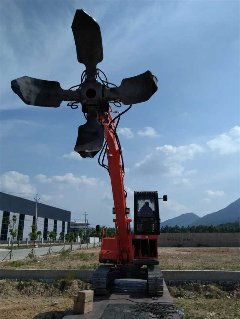 JG150L heavy-duty crawler-type excavator with straight boom and quadrilateral design