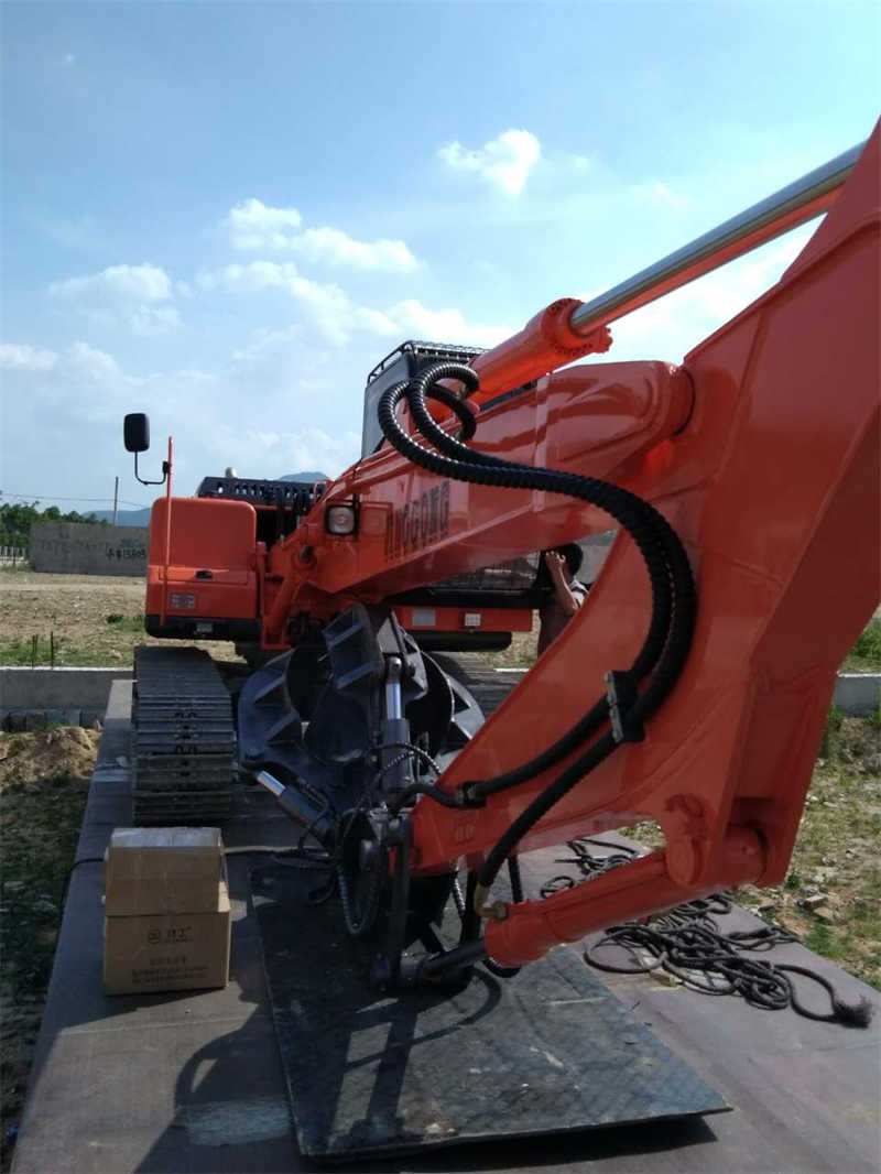 JG150L heavy-duty crawler-type excavator with straight boom and quadrilateral design