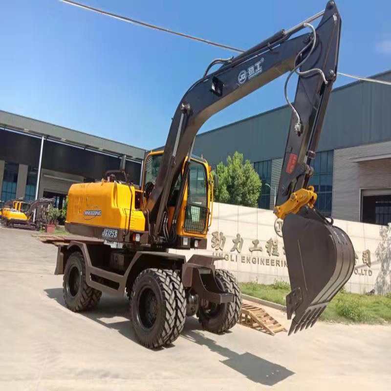 JG125S Wheeled Hydraulic Excavator - Urban Civil Engineering Solution