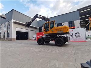 JG120S All-Terrain Wheeled Excavator - Urban and Infrastructure Applications