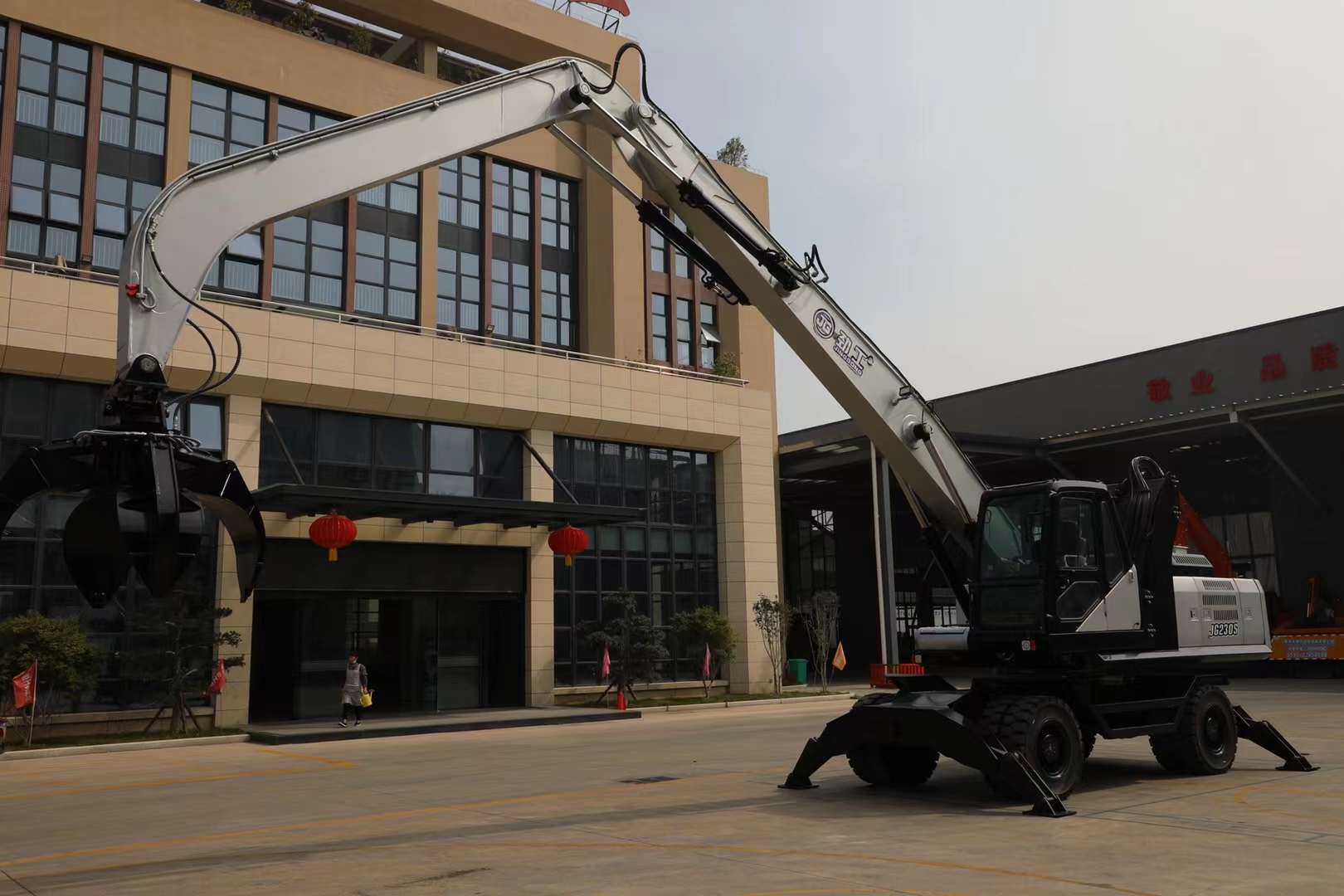 JG230L heavy grab excavator 23 tons crawler type material handling machine