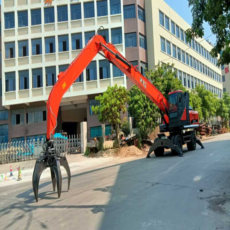 JG220Z 360° rotating scrap grab 22 tons heavy material handling machine