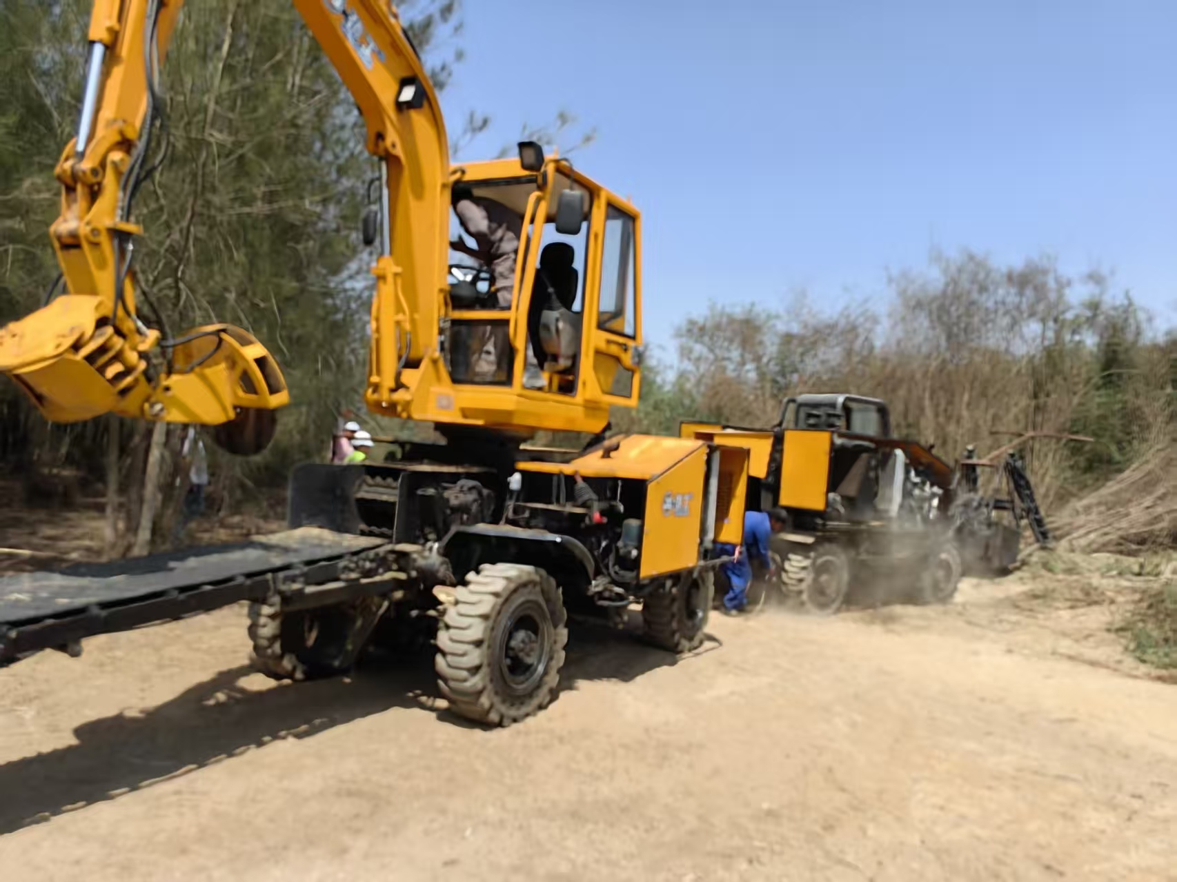 Bush Excavator Performance