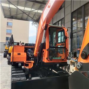 Excavadora de zanjas densas JG75L, excavadora de cadenas súper estable para suelos duros y servicios públicos urbanos.