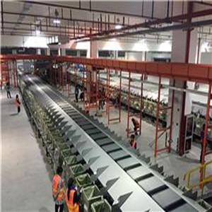 Automatisierte Paketsortiermaschine