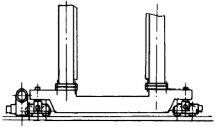 estructura del apilador calzada