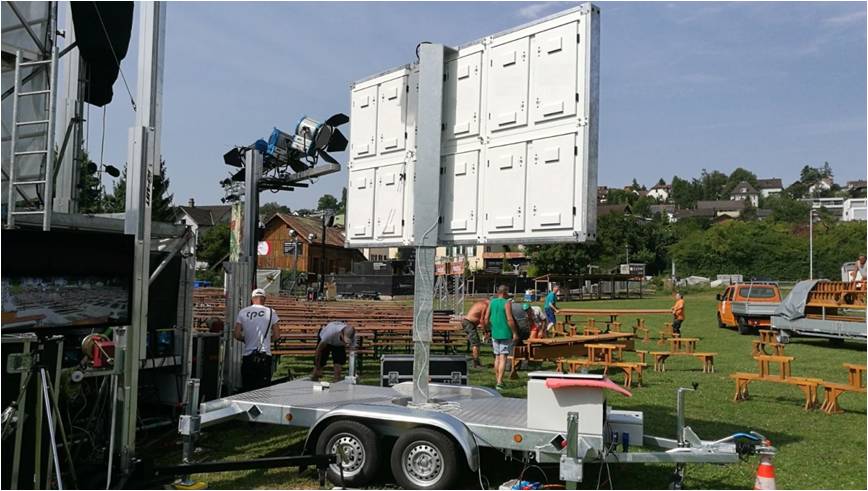 outdoor p5 LED trailer