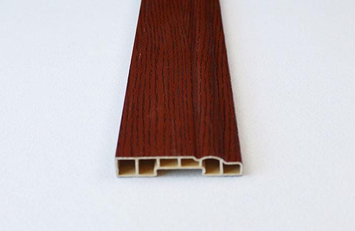 Prefab Houses Kitchen PVC Skirting Board For Walls Maintenance Free