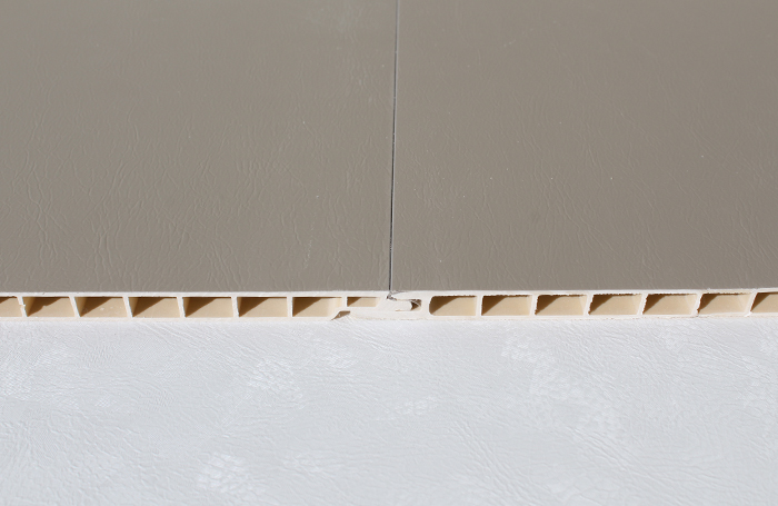 Waterproof bathroom integrated wall panel