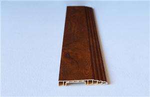 Brown plain spc pvc skirting boards