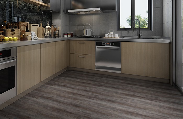 Easy Maintenance Kitchen 5.5mm SPC Flooring