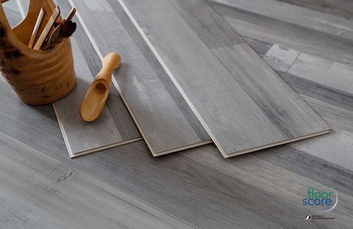 3.2mm Grey Vinyl Plank SPC Flooring