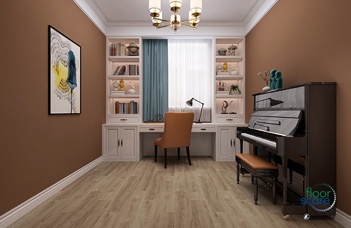 Indoor waterproof spc rigid core flooring