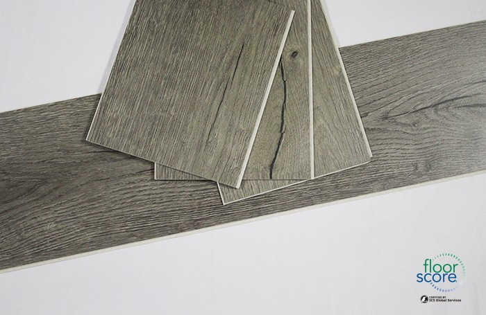 5.0mm Grey Waterproof Vinyl SPC Flooring