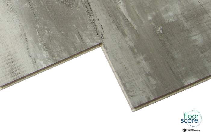 5.0mm Grey SPC Vinyl Sheet Click Flooring