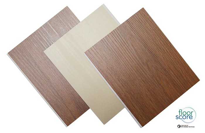 Natural wood grain spc flooring