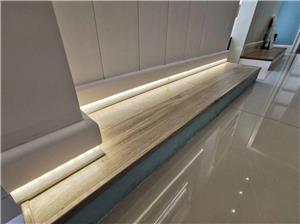 Modern custom High-end skirting baseboard Led Light Strip Skirting Board