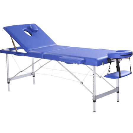 Adjustable massage bed