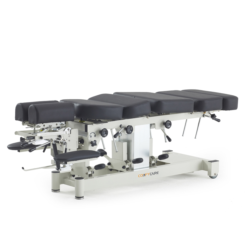 Electric chiropractic bed