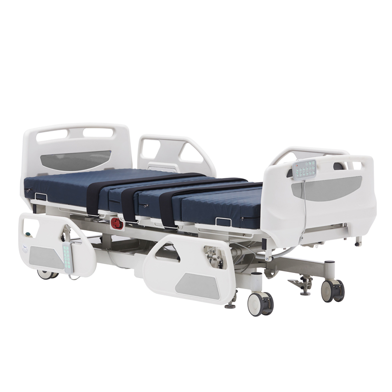 Tilting hospital ICU bed