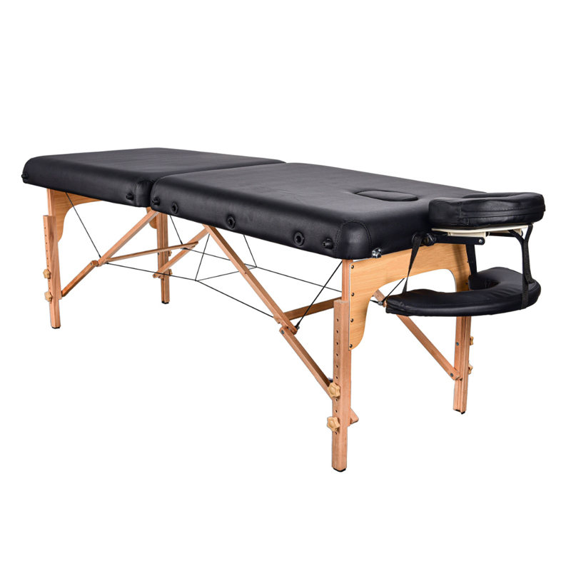 mesa de masaje de madera