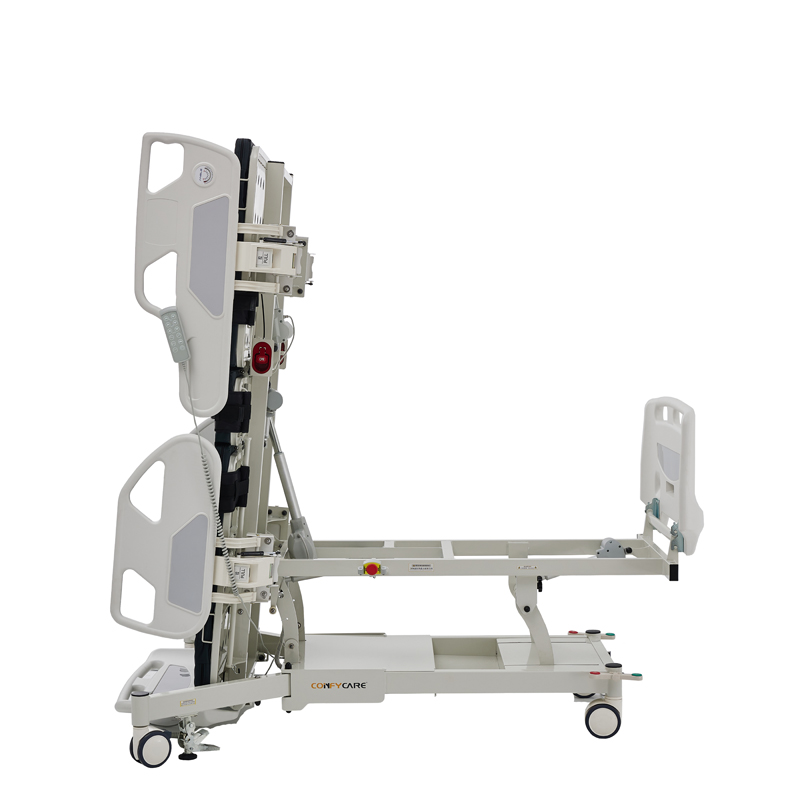 Standing hospital ICU bed