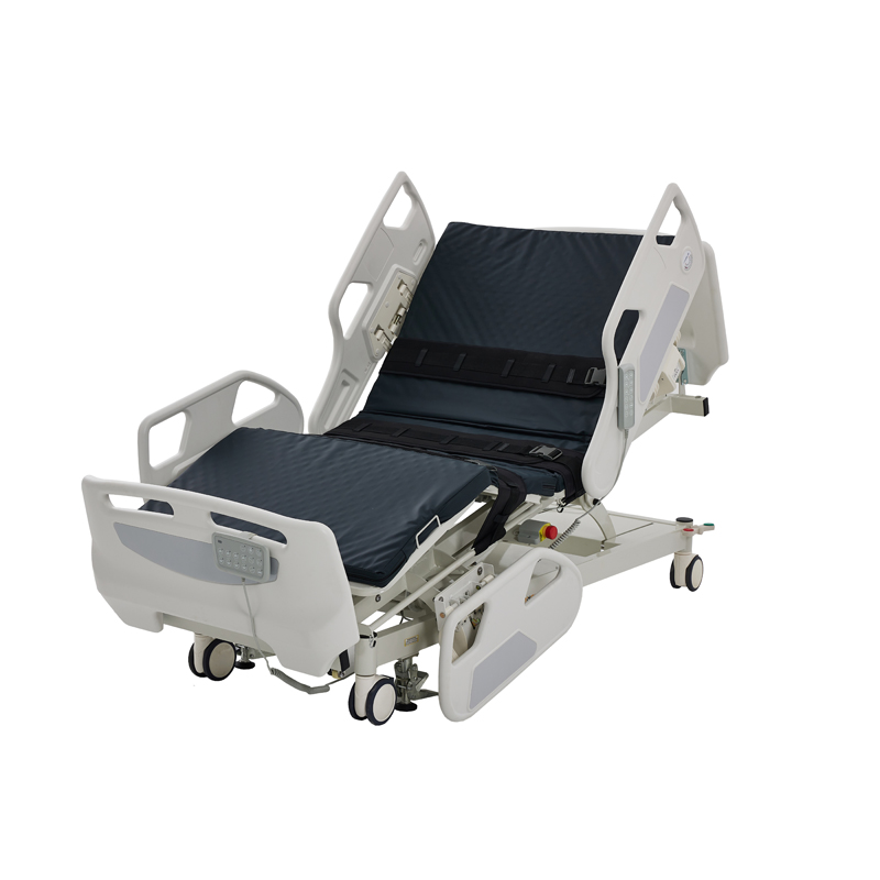 Standing hospital ICU bed