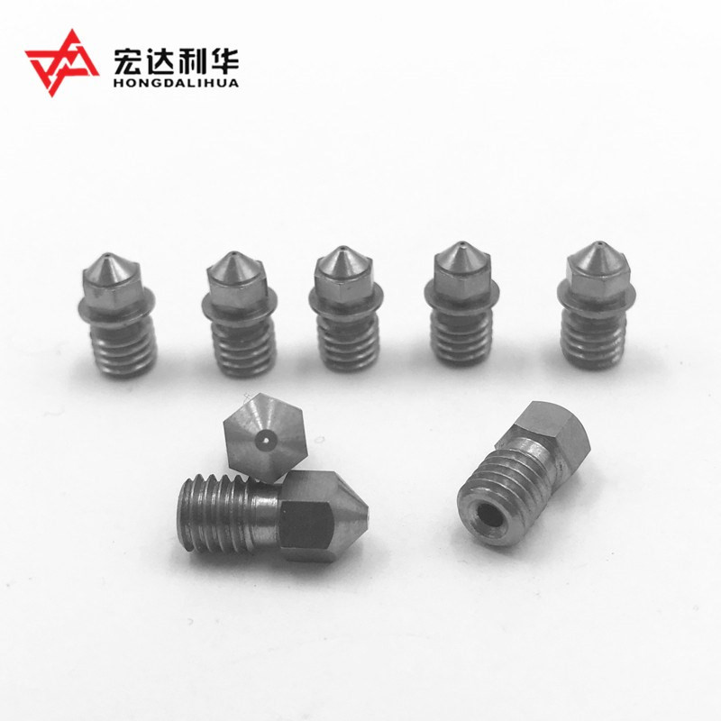 Professional Tungsten Carbide 3D Printer Extruder Nozzle with various size