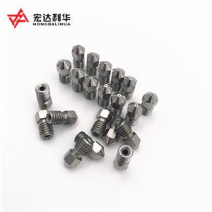 3D Printer Tungsten Nozzle With High Hardness HRA89 Orificial 0.4mm