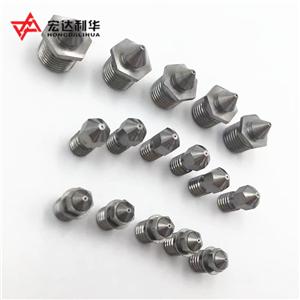 High Density Alloys Carbide Nozzle for 3D Printing M6 thread
