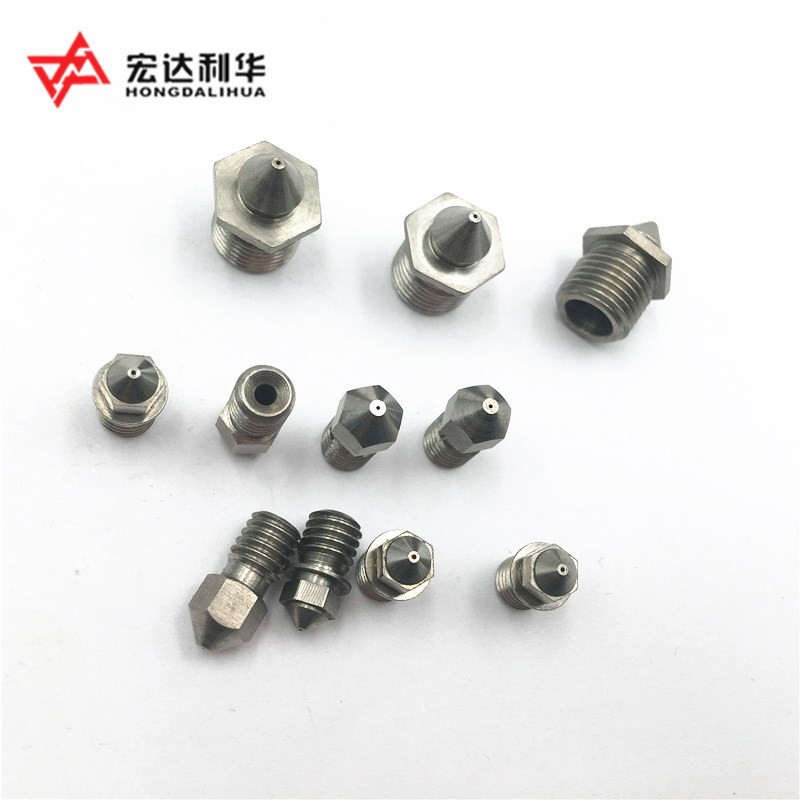 Well resistance Tungsten 3D Printer nozzles with 0.4mm filament & M6 thread