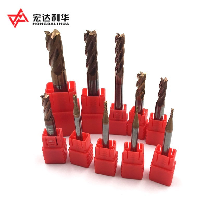 2 Or 4 FlutesMilling Cutter /Solid Tungsten Carbide Coating End Mills