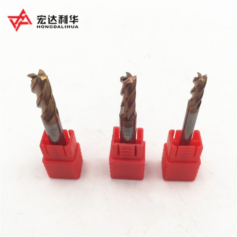 2/3/4 Flutes Slotting Carbide End Mill For Hardness Material Cutting
