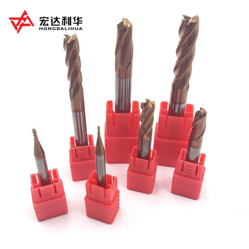 Zhuzhou Factory HRC60 Tungsten Carbide Endmill Carbide Cutting Tools