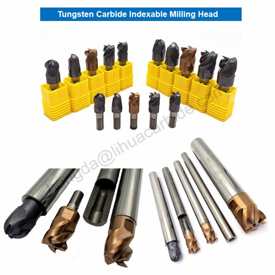 Carbide Extension Shanks With Screw Threaded For Milling Machines